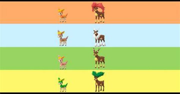 How many deerling in pokemon go