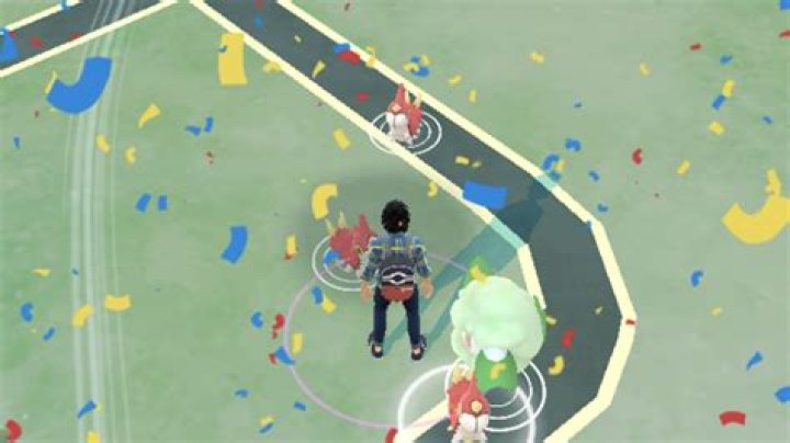 Pokemon go why confetti